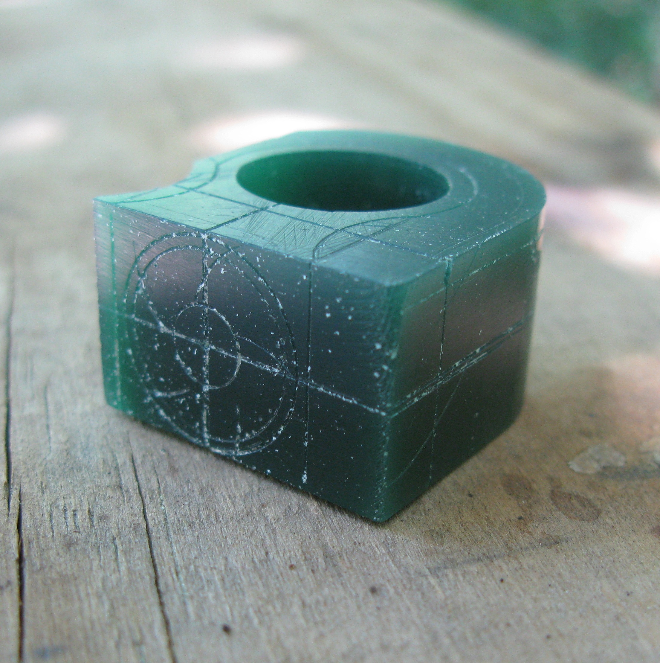 wax model in the making